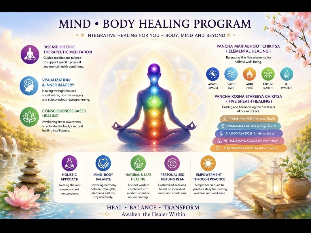 Mind Body Healing Programs — therapeutic practices linking body, breath and mind